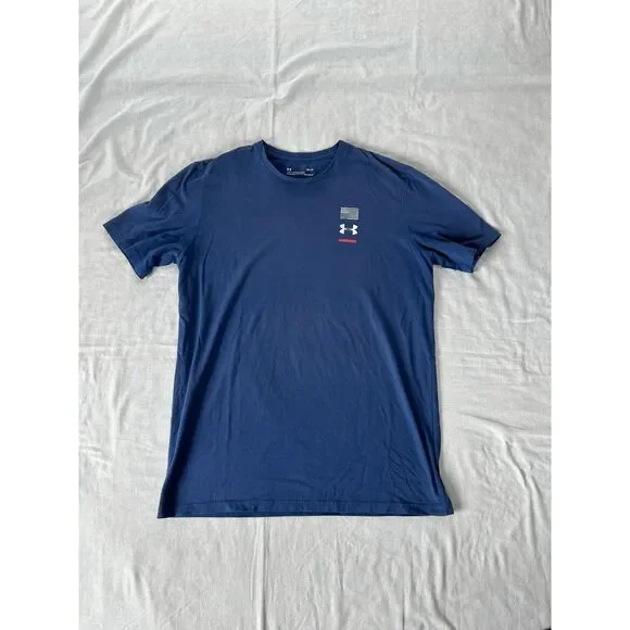 Men's Under Armour Tee Shirt Lot, Size Medium, Black/Blue - Picture 7 of 9